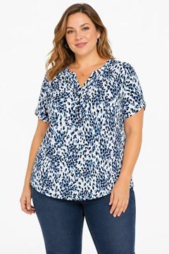 Immagine di SUMMER TOP STRETCH WITH BUTTON ON COLLAR